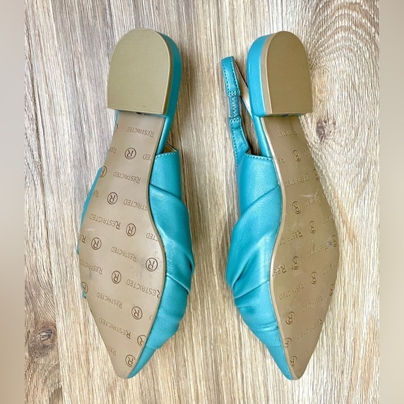 Restricted Light Green Slingback Flats size 8.5 NWOT - Picture 6 of 6